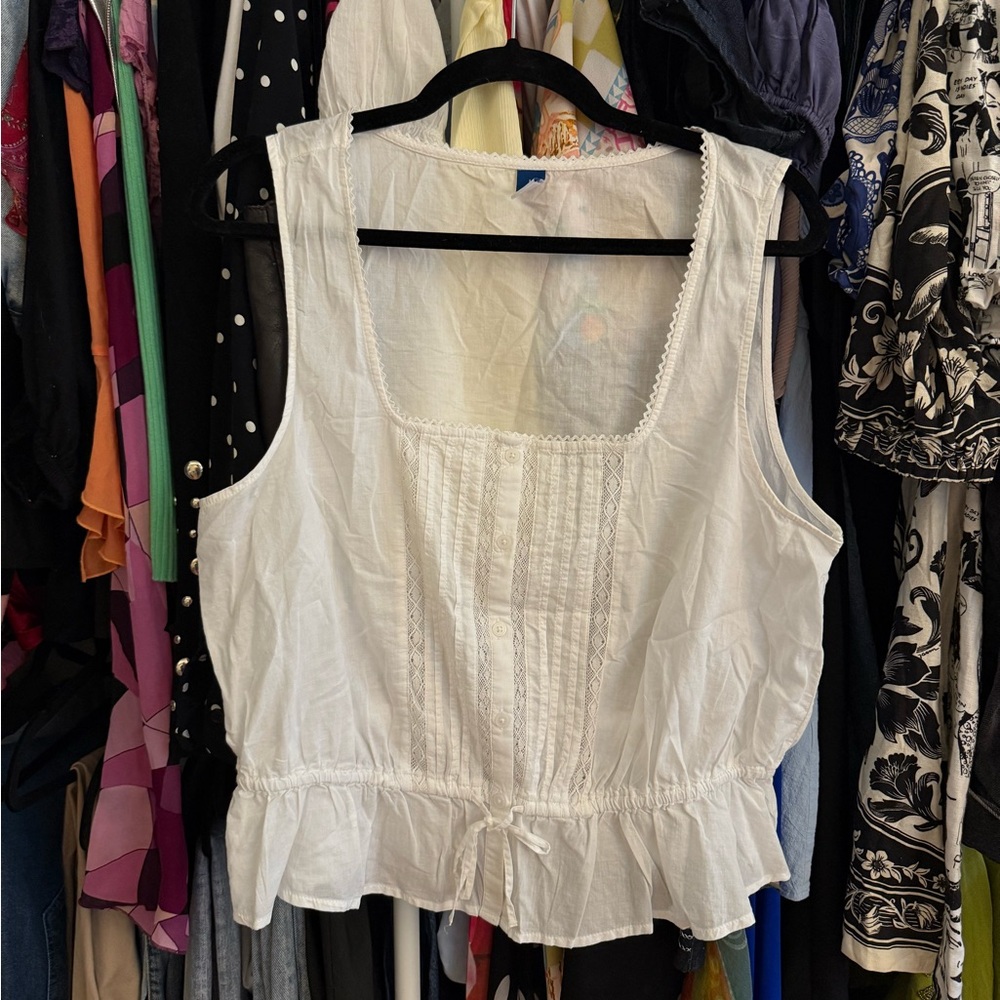 White Tank Blouse